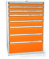 Drawer cabinet 1240 x 860 x 750 - 8x drawers